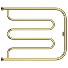 Полотенцесушитель водяной Сунержа Лира+, высота 50 см, ширина 65 см, боковое подключение 50 см, цвет шампань, 020-4011-5065