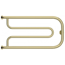 Полотенцесушитель водяной Сунержа Гусли+, ширина 65 см, высота 32 см, боковое подключение 32 см, цвет шампань, 020-4009-3265