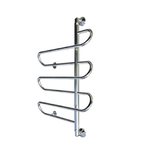 Полотенцесушитель водяной Тругор Феникс серия 5, Феникс5/НП8060, ширина 60 см, высота 80 см, подключение боковое 81 см, хром