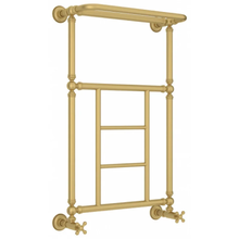Полотенцесушитель водяной Сунержа Ренессанс 1452, высота 86 см, ширина 50 см, нижнее подключение 50 см, цвет матовое золото, 032-0282-8650