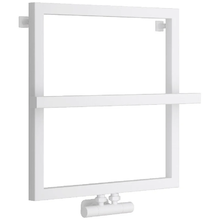 Полотенцесушитель водяной Сунержа Штиль EU50+, высота 60 см, ширина 60 см, цвет матовый белый, 30-0256-5353