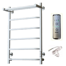 Полотенцесушитель электрический Тругор Пэк сп серия 6, 80х50, ширина 50 см, высота 80 см, с полкой, белый