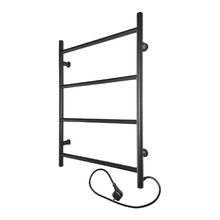 Полотенцесушитель электрический Тругор Аспект Пэк серия 1, АспПэк1/6040прав20чернВГП, высота 60 см, ширина 40 см, подключение справа, черный