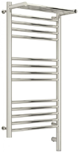 Полотенцесушитель электрический Сунержа Богема 3.0 800 x 400 с полкой, ширина 43.2 см, высота 92.4 см, хром, L/R
