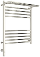 Полотенцесушитель электрический Сунержа Богема 3.0 600 x 500 с полкой, ширина 53.2 см, высота 72.4 см, хром, L/R