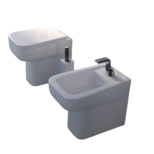 Биде Flaminia Como CM217 напольное, цвет белый