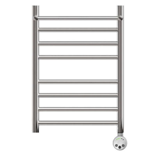 Полотенцесушитель электрический Point Серия 10, П7, ширина 40 см, высота 60 см, ТЭН слева/справа, с полкой, хром, PN10146SPE