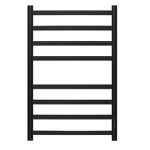 Полотенцесушитель электрический Point Антея PN17858B, ширина 50 см, высота 80 см, диммер справа, цвет черный