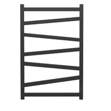 Полотенцесушитель электрический Point Феникс PN15858B, ширина 50 см, высота 80 см, диммер справа, цвет черный