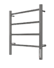 Полотенцесушитель электрический Terminus Аврора П4 500х550 электро, 4670078544391, ширина 50 см, высота 55 см, диммер справа, нержавеющая сталь