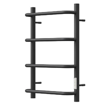 Полотенцесушитель электрический Point Ника, П4, ширина 40 см, высота 60 см, диммер справа, черный, PN08846B