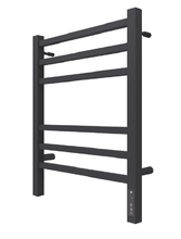 Полотенцесушитель электрический Terminus Ватикан П6 450х600 электро КС 4670078527516, ширина 45 см, высота 60 см, диммер справа, черный матовый