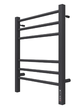 Полотенцесушитель электрический Terminus Сицилия П6 450х600 электро КС 4670078543004, ширина 45 см, высота 60 см, диммер справа, черный муар