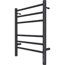 Полотенцесушитель электрический Terminus Аврора П6 400х600 электро 4670078542946, ширина 45 см, высота 60 см, диммер справа, черный муар