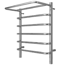 Полотенцесушитель электрический Terminus Полка П6 500х650 электро, 4670078531438, ширина 50 см, высота 65 см, диммер справа, с полкой, цвет нержавеющая сталь