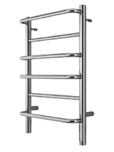 Полотенцесушитель электрический Terminus Евромикс П6 400х650 электро, 4670078531261, ширина 43 см, высота 65 см, диммер справа, цвет нержавеющая сталь