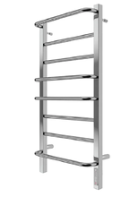 Полотенцесушитель электрический Terminus Евромикс квадро П8 400х850 электро, 4670078531247, ширина 40 см, высота 85 см, диммер справа, цвет нержавеющая сталь