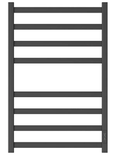 Полотенцесушитель электрический Point Меркурий П8, ширина 50 см, высота 80 см, диммер справа, черный, PN83858B