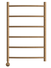 Полотенцесушитель электрический Point Афина П6, ширина 50 см, высота 80 см, бронза, PN04158BRE