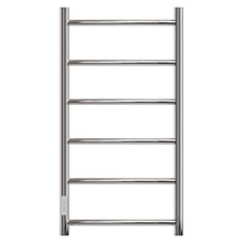 Полотенцесушитель электрический Point Серия 04, П6, ширина 50 см, высота 80 см, диммер слева, хром, PN04758