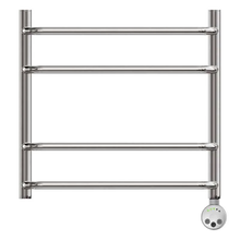 Полотенцесушитель электрический Point Серия 09, П4, ширина 50 см, высота 50 см, ТЭН слева/справа, хром, PN09155E