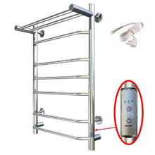 Полотенцесушитель электрический Тругор Браво Пэк сп серия 3, БравоПэксп3П/805032, ширина 50 см, высота 80 см, диммер справа, с полкой, хром