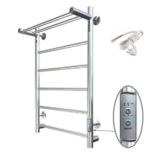 Полотенцесушитель электрический Тругор Аспект Пэк сп серия 1 П, АспектПэксп1П/805032, ширина 50 см, высота 80 см, диммер справа, с полкой, хром
