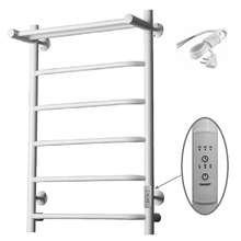 Полотенцесушитель электрический Тругор Пэк сп 6 П 80 х 40 белый ВГП, ширина 40 см, высота 80 см, Пэксп6П/8040белыйВГП, диммер справа, цвет белый