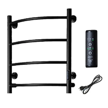 Полотенцесушитель электрический Тругор Пэк сп 5 60 х 40 черный ВГП, ширина 40 см, высота 60 см, Пэксп5/6040черныйВГП, диммер справа, цвет черный