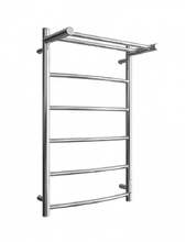 Полотенцесушитель электрический Двин FR neo 80/50, 4657812419191, ширина 53 см, высота 80 см, диммер справа, с полкой, полированный