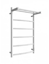 Полотенцесушитель электрический Двин FR neo 80/50, 4657812419177, ширина 53 см, высота 80 см, диммер справа, с полкой, белый