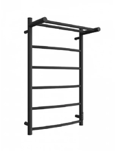 Полотенцесушитель электрический Двин FR neo 80/50, 4657812419160, ширина 53 см, высота 80 см, диммер справа, с полкой, черный матовый