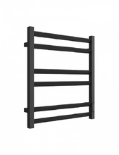 Полотенцесушитель электрический Двин U plaza neo 60/50, 4657801249914, ширина 53 см, высота 60 см, диммер справа, черный матовый