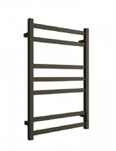 Полотенцесушитель электрический Двин V plaza neo 80/50, 4657795054358, ширина 53 см, высота 80 см, диммер справа, черный матовый