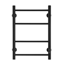 Полотенцесушитель электрический Energy Round 600, EETR0ROUND604R905M, ширина 46 см, высота 60 см, черный матовый