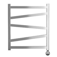 Полотенцесушитель электрический Point Феникс PN15156E, ширина 50 см, высота 60 см, ТЭН справа/слева, цвет хром