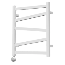 Полотенцесушитель электрический Point Феникс PN15156WE, ширина 50 см, высота 60 см, ТЭН справа/слева, цвет белый