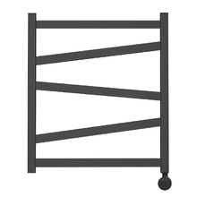 Полотенцесушитель электрический Point Феникс PN15156BE, ширина 50 см, высота 60 см, ТЭН справа/слева, цвет черный