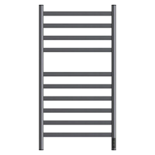 Полотенцесушитель электрический Point Селена PN16850GR, ширина 50 см, высота 100 см, диммер справа, цвет графит премиум