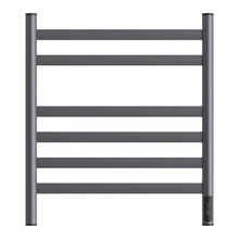 Полотенцесушитель электрический Point Селена PN16856GR, ширина 50 см, высота 60 см, диммер справа, цвет графит премиум