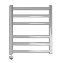 Полотенцесушитель электрический Point Меркурий PN83156E, ширина 50 см, высота 60 см, ТЭН справа/слева, цвет хром