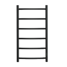 Полотенцесушитель электрический Point Афина PN04848B, ширина 40 см, высота 80 см, диммер справа, цвет черный