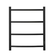 Полотенцесушитель электрический Point Афина PN04856W, ширина 50 см, высота 60 см, диммер справа, цвет белый