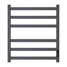 Полотенцесушитель электрический Point Меркурий PN83856GR, ширина 50 см, высота 60 см, диммер справа, цвет графит премиум