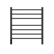 Полотенцесушитель электрический Point Веста PN70756GR, ширина 50 см, высота 60 см, диммер слева, цвет графит премиум