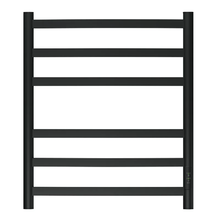 Полотенцесушитель электрический Point Антея PN17856B, ширина 50 см, высота 60 см, диммер справа, цвет черный