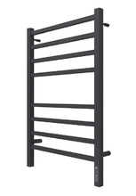 Полотенцесушитель электрический Terminus Ватикан П8 500х800 электро КС 4670078542977, ширина 50 см, высота 80 см, диммер справа, черный муар