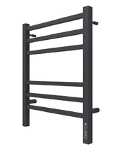 Полотенцесушитель электрический Terminus Ватикан П6 450х600 электро КС 4670078542960, ширина 45 см, высота 60 см, диммер справа, черный муар