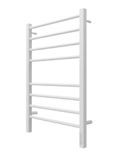 Полотенцесушитель электрический Terminus Сицилия П8 500х800 электро КС 4670078527639, ширина 50 см, высота 80 см, диммер справа, белый матовый