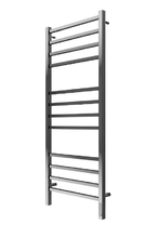 Полотенцесушитель электрический Terminus Ватикан П12 500х1250 электро 4670078544414, ширина 50 см, высота 125 см, диммер справа, нержавеющая сталь